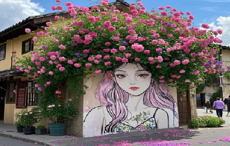 镇平怎么设计网红打卡墙绘