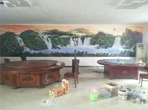 镇平墙绘-写实风景