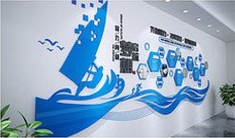 镇平海浪主题文化墙如何设计？