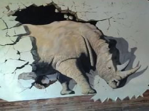 镇平在墙绘中,如何绘制3D效果?